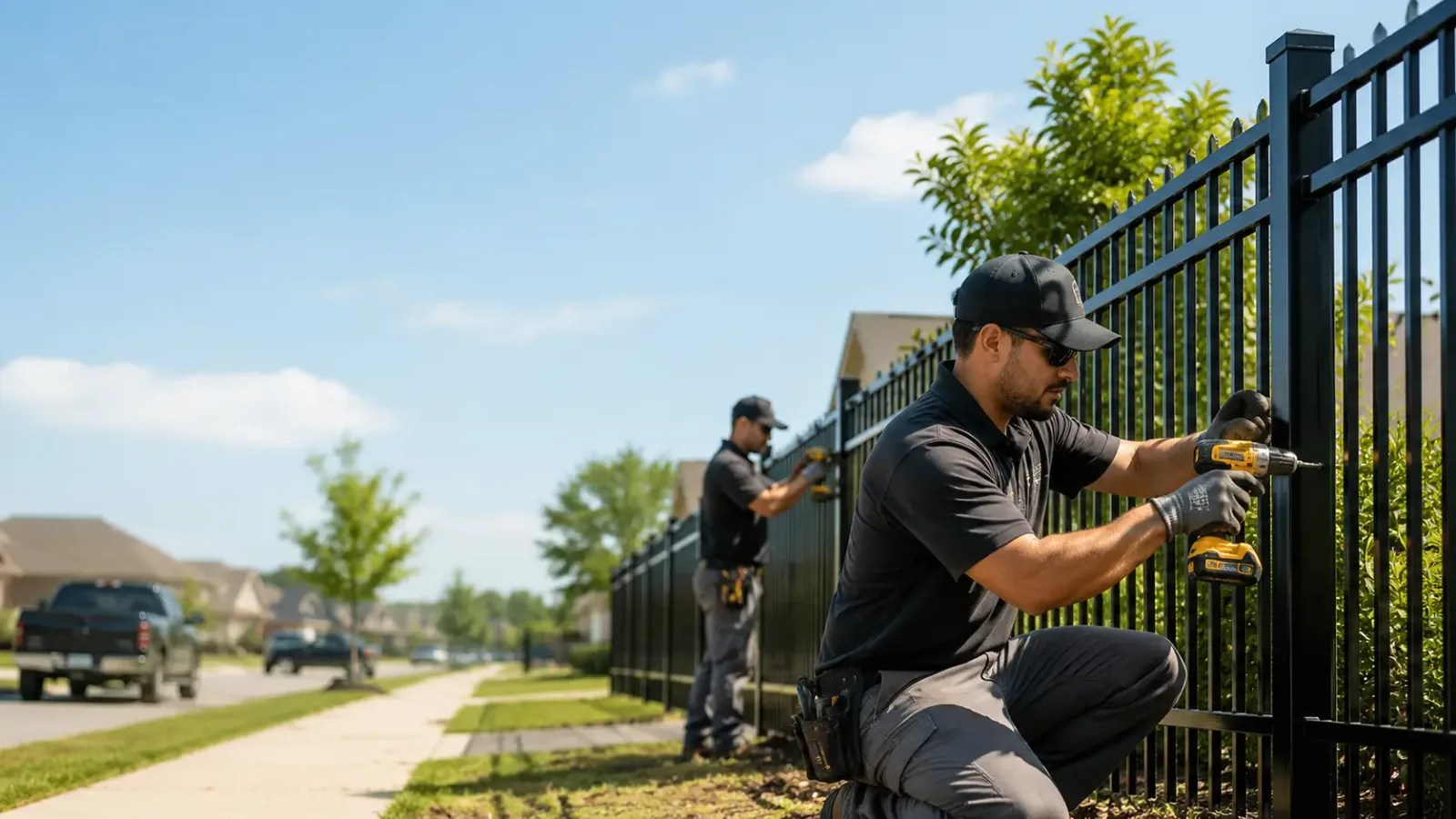 Metal Fence Installation in Brookfield, CT